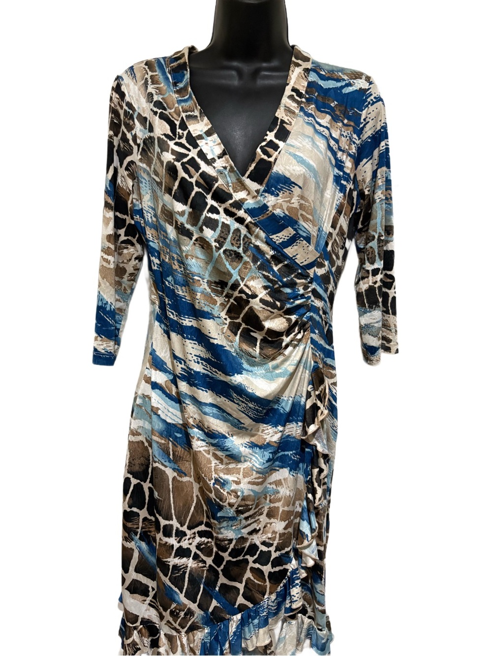Stunning Abstract Wrap Dress❤️